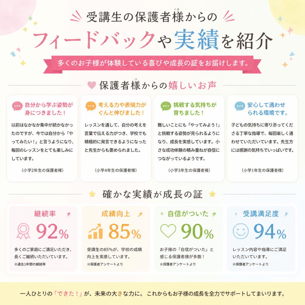 保護者様の声